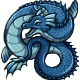 Snaug the Sapphire Sea Dragon