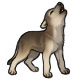 Akela the Bold Wolf Pup