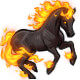 Thunder Spark the Flaming Stallion