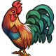 Swayz the Rhode Island Red Rooster