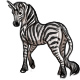 Marty the Zebra Unicorn