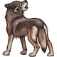 Toboe the Howling Gray Wolf