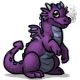 Berry the Purple Baby Dragon