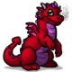 Mushu the Red Baby Dragon